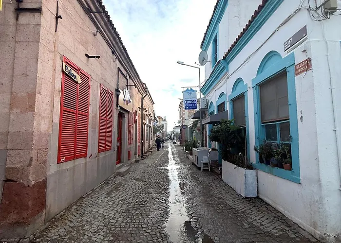 Panzió Entire 4-br Historic Greek In Cunda Island